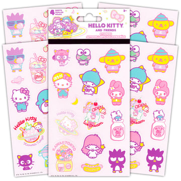 Hello Kitty Coloring Book Set - Bundle of 2 Hello Kitty Activity Books, Stickers, and Door Hanger | Hello Kitty Drawing Kit for Kids