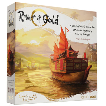 Asmodee River of Gold Board Game - Build Your Trade Empire in Legendary Rokugan, Includes Patrons Mini-Expansion, Strategy Game for Kids & Adults