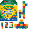 Crayola Bold Magnetic PIP Cubes, Mini Magnetic Blocks Playset, STEM & Montessori Building & Educational Toys for Kids, Travel Toys for Boys and Girls
