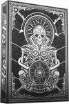 Infinitum Black Unique Illustration Cards, Premium Deck for Kids and Adults, Cool Cards with Card Game e-Book, Midnight Black
