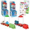 Thomas and Friends Color Reveal Mystery Engines Set for Kids - Bundle with 2 Mini Train Color Reveal Toys Plus Stickers, More | Thomas The Train