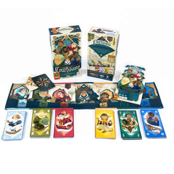 Courtisans Card Game - Navigate Intrigue and Influence at The Queen's Banquet! Strategy Game, Fun Family Game for Kids & Adults, Ages 8+, 2-5 Players