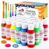 Fantastory Tempera Paint for Kids 24 Colors (2 oz Each) Washable Tempera Paint, Kids Poster Paint Sponge Painting, Non-Toxic Kids Paint Finger Paints