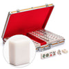 Yellow Mountain Imports Champion-Size Chinese Mahjong Set -146 Large Melamine Tiles, Dice, Wind Indicator & Aluminum Case - No Numbers or Letters