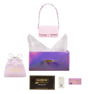 Rainbow High- mini Accessories Studio Handbags 25+ high-end Mystery Surprise Fashion Collectibles. Mix & Match on Fashion Dolls. Great Gift for Kids