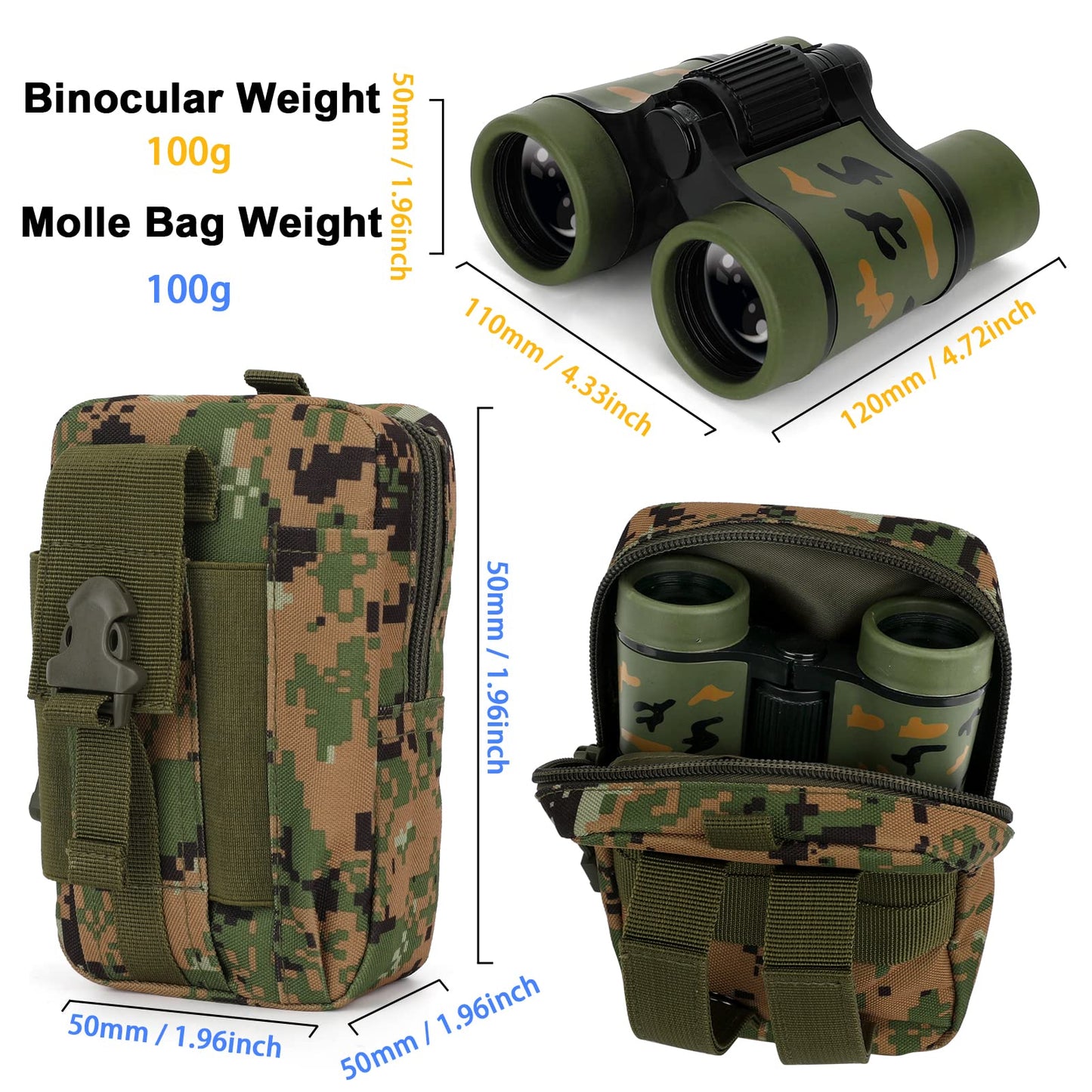Walkie Talkies for Kids Toys for Boys Aged 5+ Outdoor Toys 2 Way Radio 22 Channel 3 Miles Range for Camp Hunt Adventure Game Birthday 6 7 8 9 10 Year