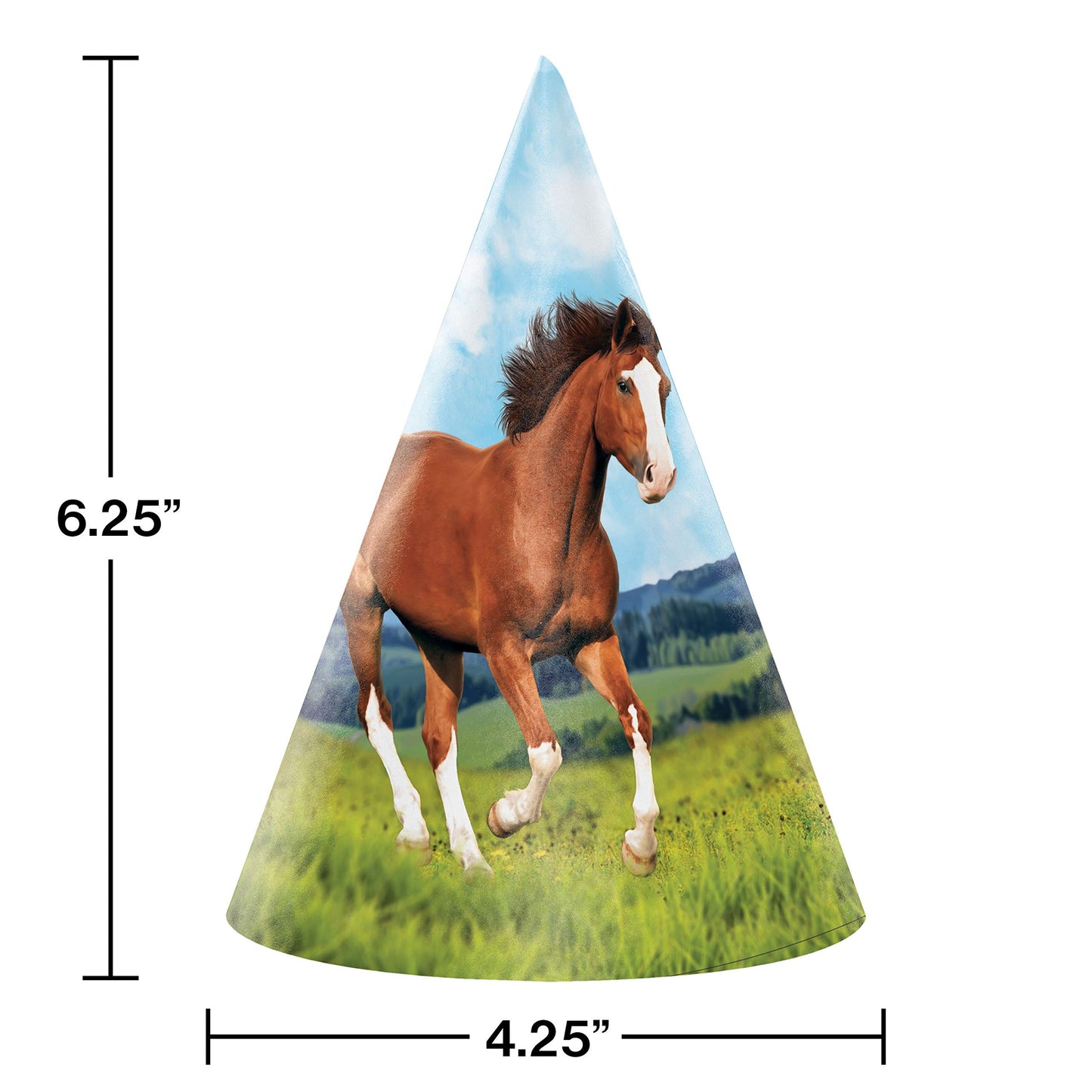 Creative Converting 340107 Horse And Pony Party Child Party Hat