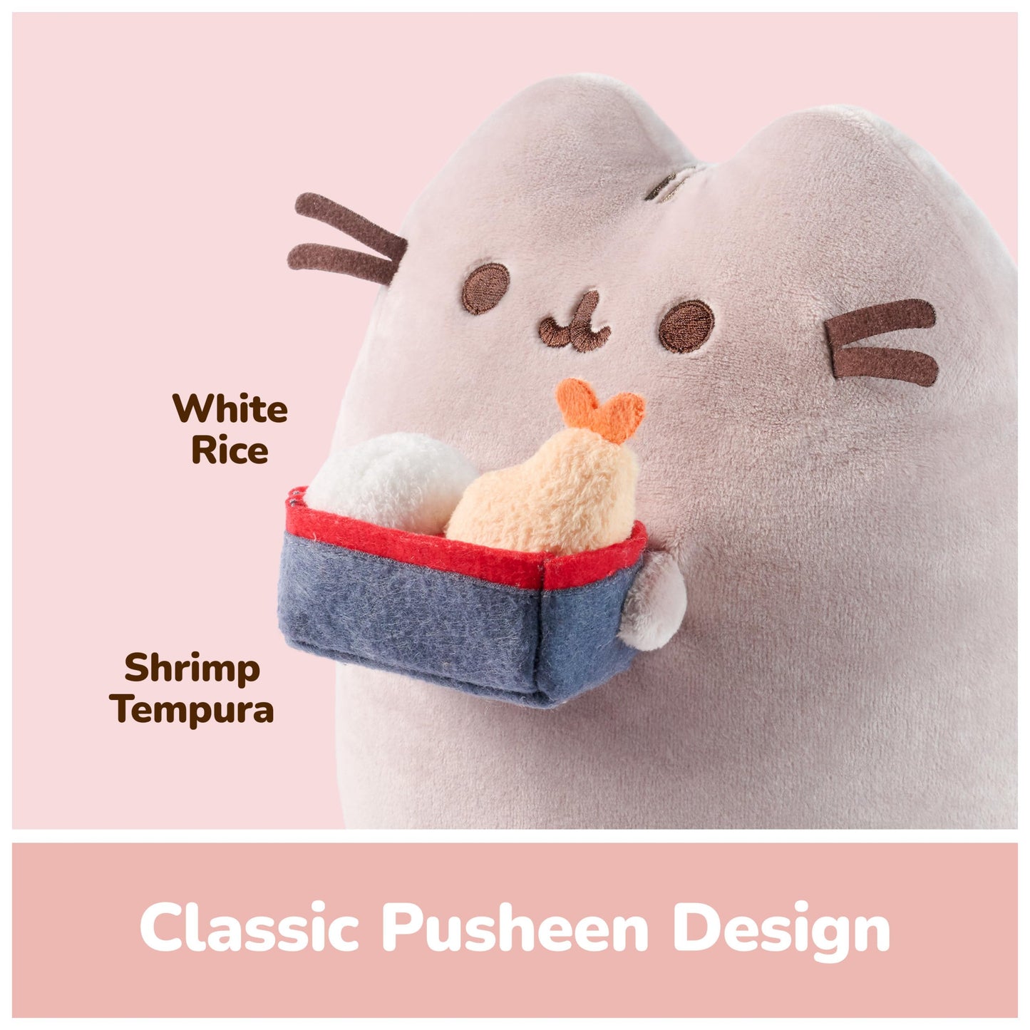 GUND Pusheen Bento Box Snackable 9.5-Inch Plush Toy for Ages 8+