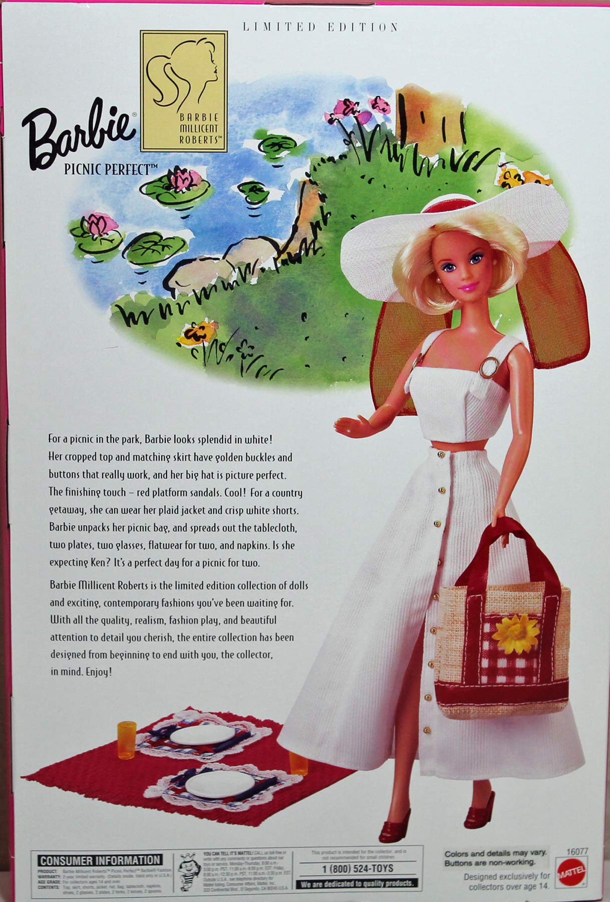 Barbie Limited Edition Millicent Roberts - Picnic Perfect - Fashion Clothes (1996)