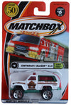 Matchbox Chevrolet Blazer 4x4, White #6