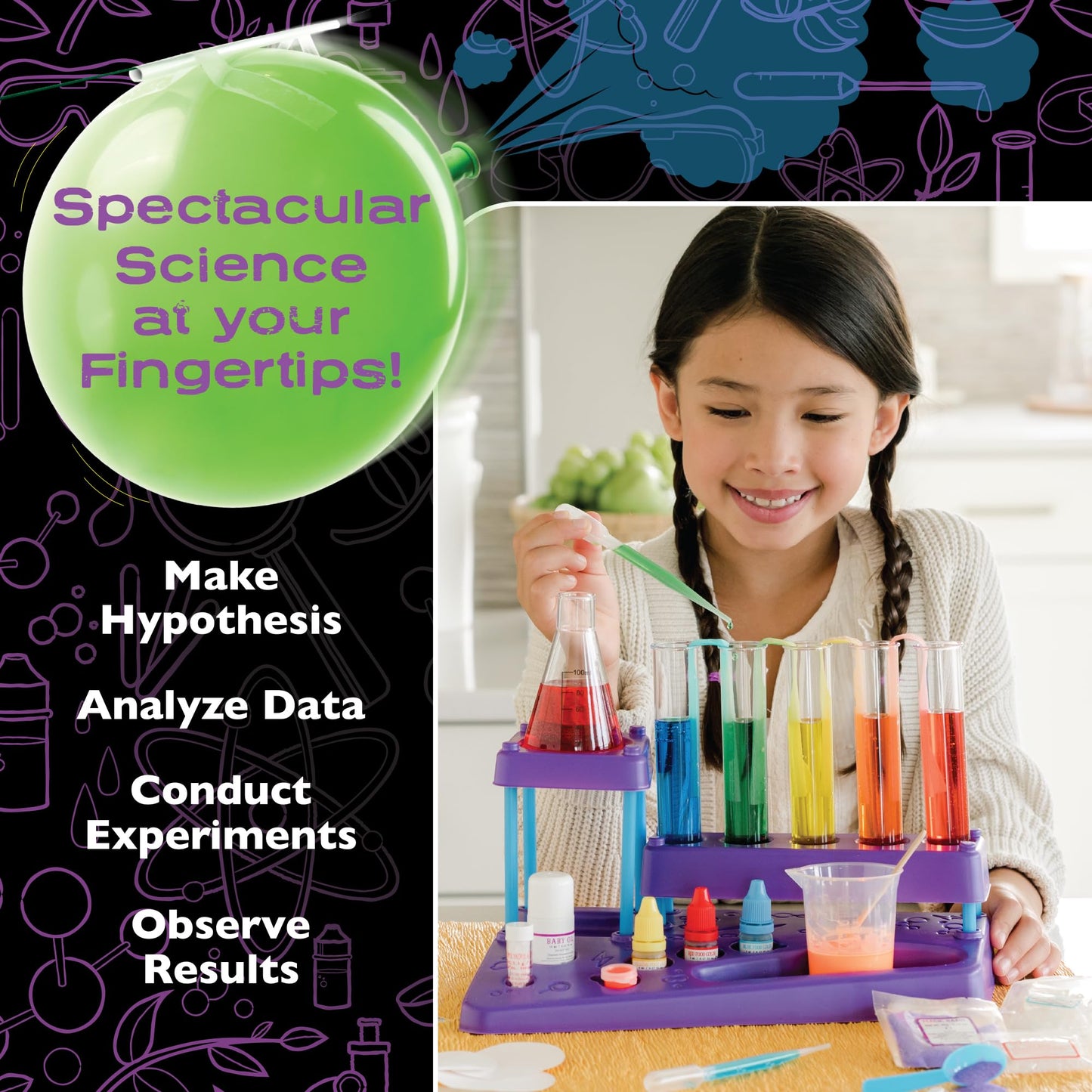 MindWare Science Academy: Zoom, Ooze & Explore Ultimate Lab 15+ Amazing Experiments for Teens & Kids Ages 8 & Up Over 40 Experiments with All