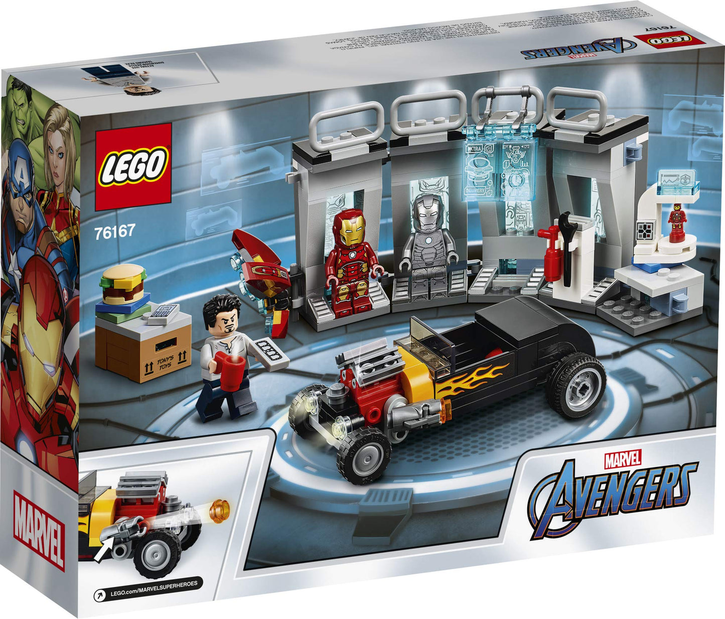 LEGO Marvel Avengers Iron Man Armory 76167 Building Kit (258 Pieces)