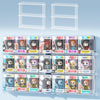 WINKINE Floating Display Shelves Compatible with 21 Funko Pop in Box, Acrylic Shelves for Wall, Clear Figures Display Case for Boxed Characters