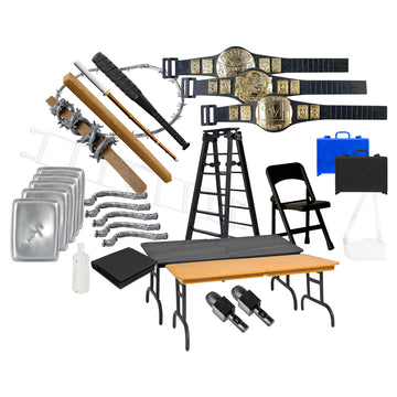 30 Piece Massive Wrestling Figure Accessory Pack for Wrestling Figures