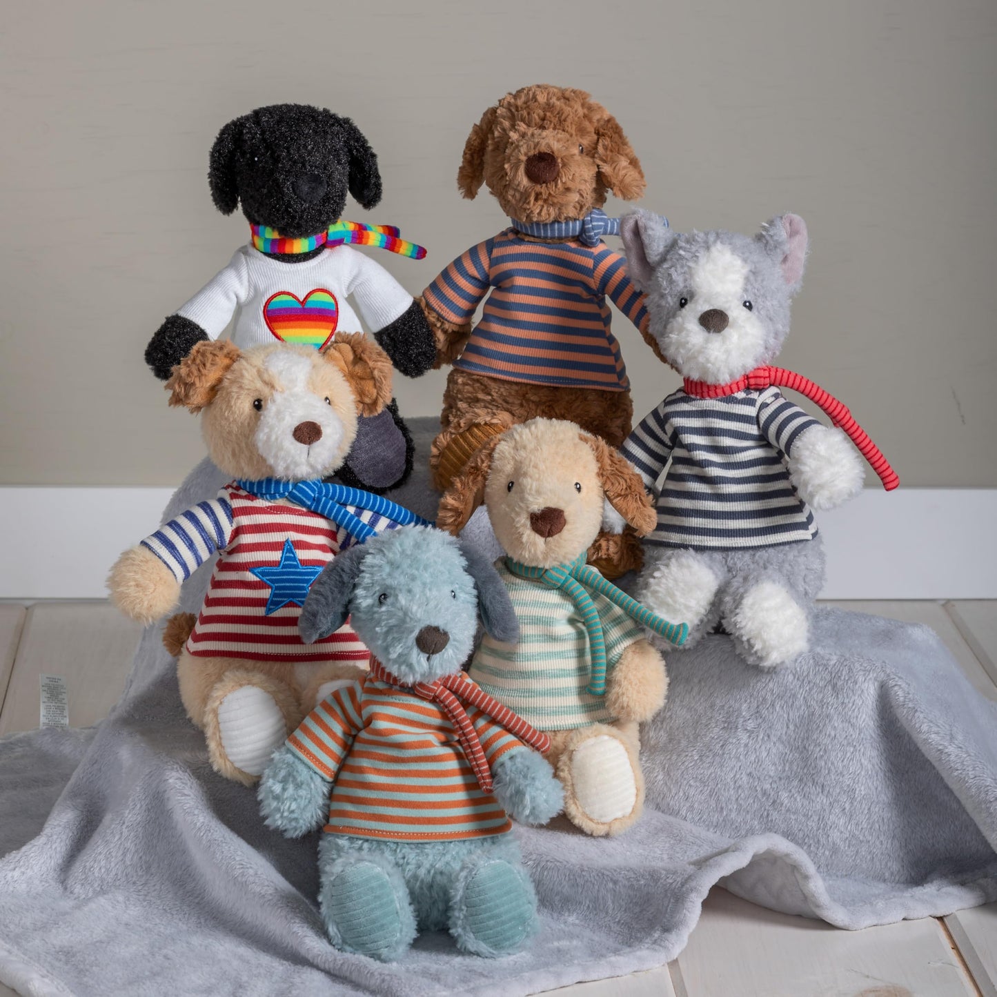 Mary Meyer Stuffed Animal Plush Soft Toy, 12-Inches, Chester Tails Dog