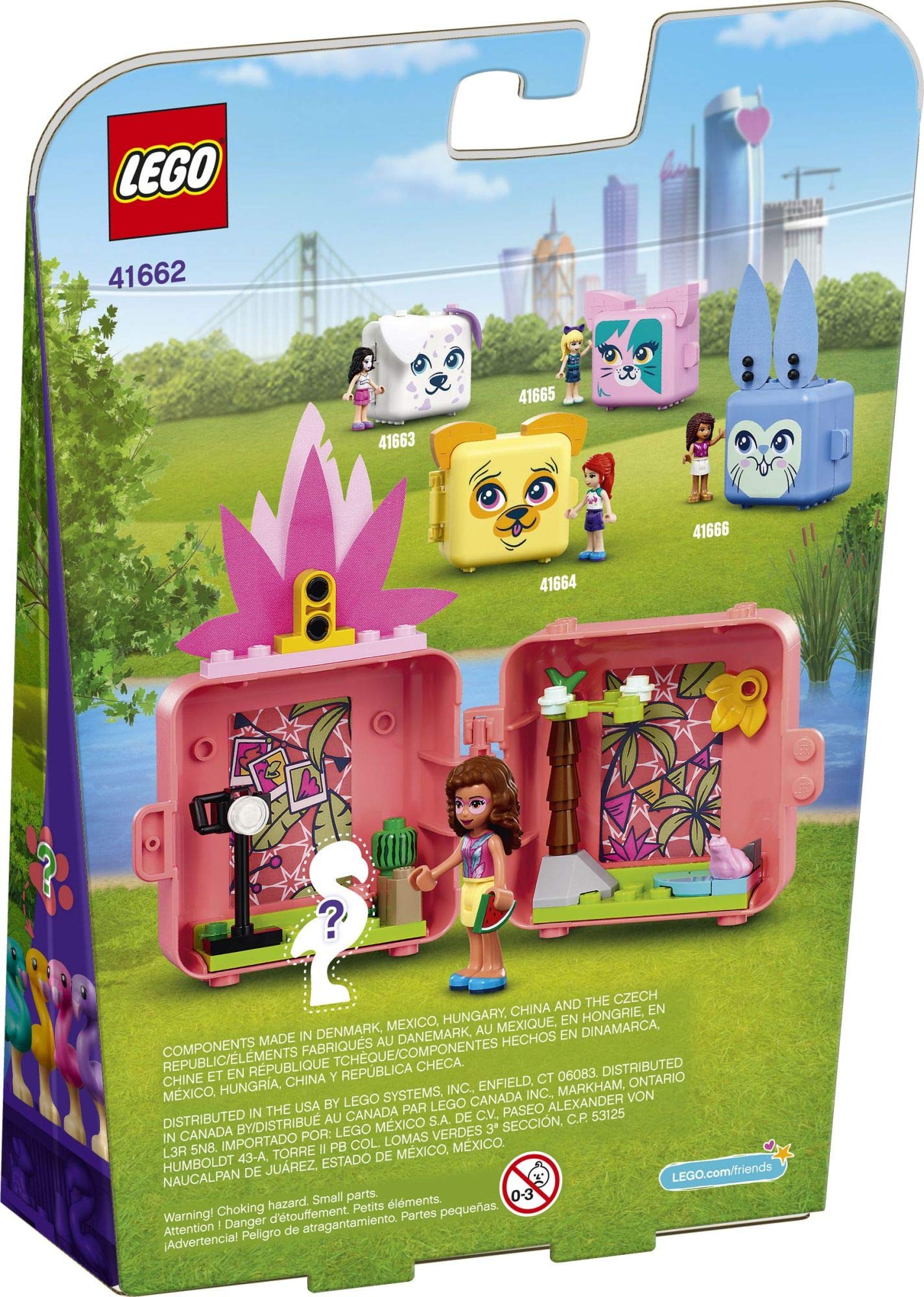 LEGO Friends Olivia's Flamingo Cube 41662 Building Kit; Includes Flamingo Toy and Mini-Doll Toy; Portable Playset Makes Great Creative Gift, New 2021