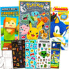 Ultimate Video Game Coloring and Activity Book Set - Bundle with Sonic the Hedgehog, Minecraft, Pokemon Kids Coloring Pages Plus Stickers, More |