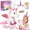 Toyze 21-Piece Unicorn Gift Set for Girls Ages 3-8 | Soft Plush Stuffed Animals & Dress-Up Accessories Bundle | Idea Birthday Gifts,, Party Favor
