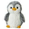 Aurora® Playful Pompom Penguin™ Mini Stuffed Animal - Vibrant Companions for Warm Cuddles - Perfect for Adults, Kids, and Birthdays - Gray 6 Inches