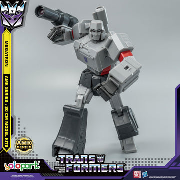 YOLOPARK Megatron Transformer Toys,AMK Series 7.87 Inch Highly Articulated Transformers G1 Action Figures with Weaponry for Adults Boys Girls,No
