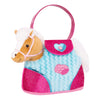 Pucci Pups Pucci Pals Plush Horse Carrier Set, Beige Horse Purse, Pet