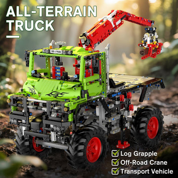 Mould King 17038 Technik Off-Road Truck Building Sets, Construction Vehicle Model Kits, Large Vehicles Truck Building Kits Gift Toy for Adult/Teens