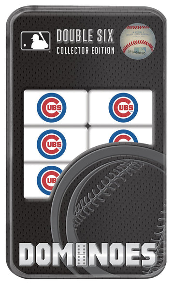 MasterPieces Officially Licensed MLB Chicago Cubs 28 Piece Dominoes Game for Adults