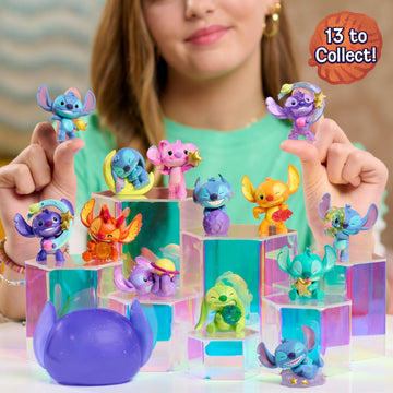 Just Play Disney Stitch Outta This World 2" Mini Collectible Character Capsule - Surprise Pack - Toys for Fans - Girls and Boys from 3 Years