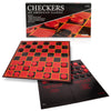 Kangaroo - Multiplayers Strategy Checker Board Game for Kids & Adults - Portable Educational Travel Cardboard Checkers - Includes Large Board w/ 24