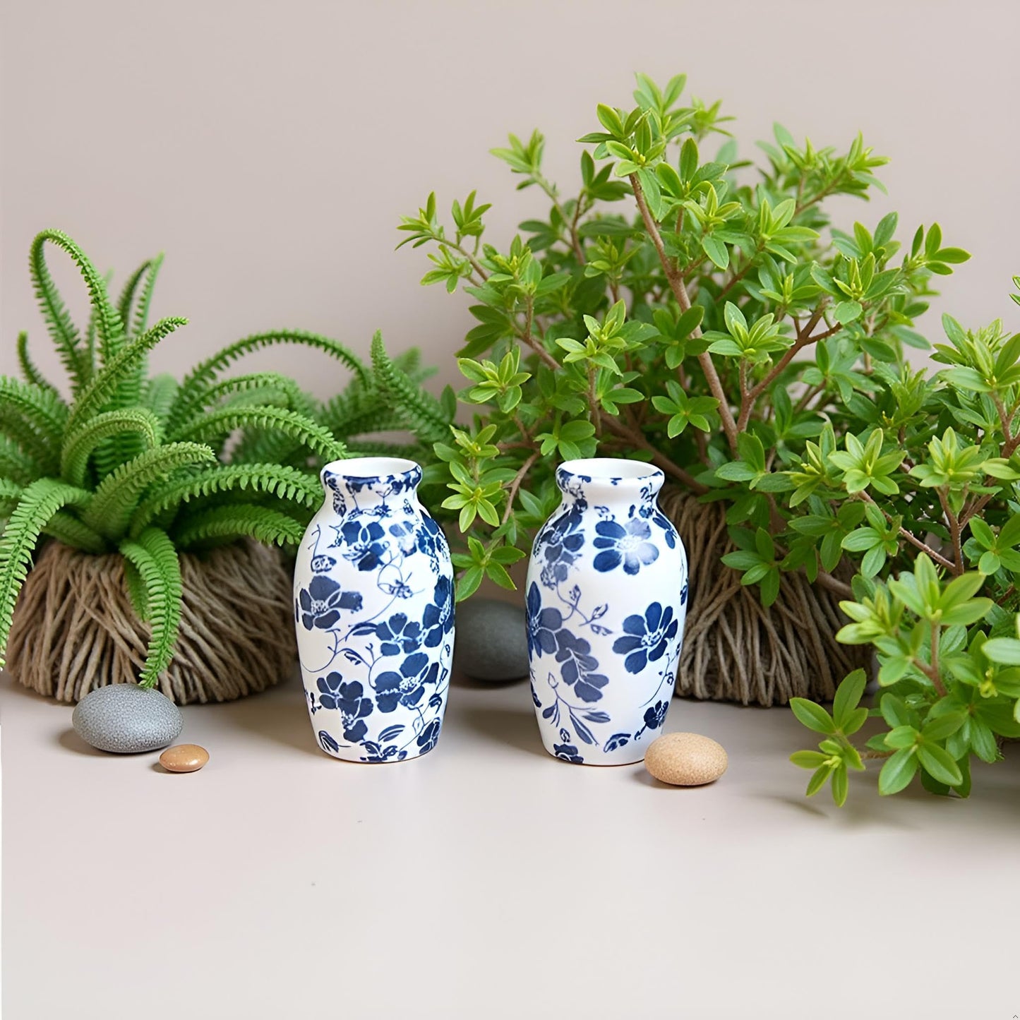 7Pcs 1/12 Miniature Vases Dollhouse Decoration Accessories, DIY Micro Landscaping Decor