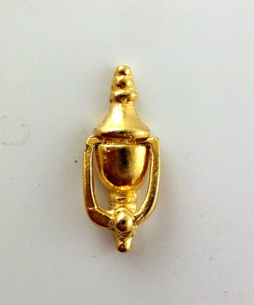 Dollhouse Miniature Brass Door Knocker