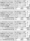 4 English US Large Bold Letters 4 White Backround Keyboard Stickers