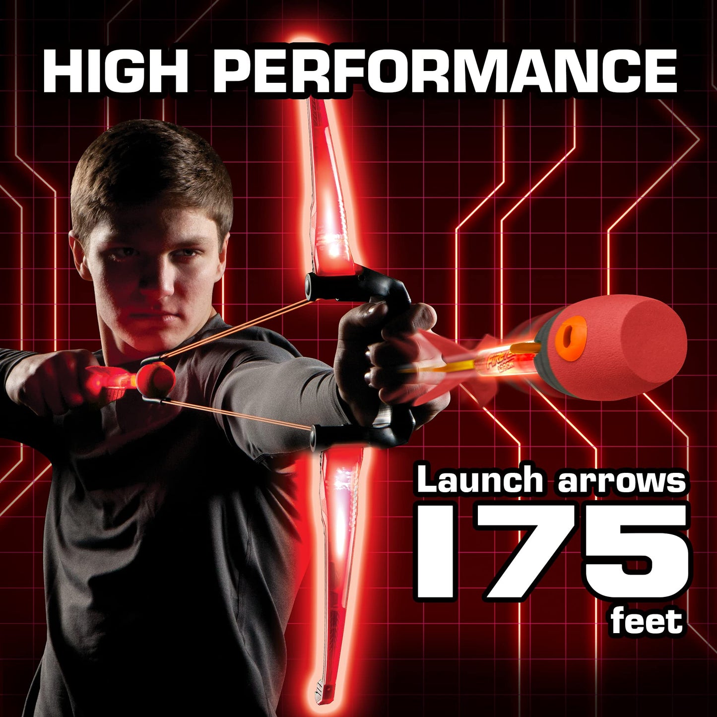 Zing FireTek Arrow Refill Pack - Includes 3 Red FireTek Zonic Whistling Arrows and 3 Red Suction Cup Arrows, Outdoor Play, for Ages 14 and Up