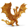 JAYKENIXO Chidorah Dragon Monster Action Figure 8 Inch - Movable Joints, Detailed Kaiju Creature Toy with Carry Bag for Kids Play, Display & Gift