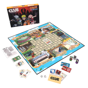 USAOPOLY CLUE: Naruto | Solve The Mystery in This Collectible Clue Game | Featuring Characters & Locations from The Anime TV Show Naruto |