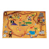 DIY Giant Treasure Island Map Sticker Scenes - 12 Backgrounds and 12 Sticker Sheets - Pirate Party Activity for Kids