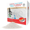Sandtastik Therapy Play Sand - White, 25 lb (11.3 kg) Box - Fill Sensory Tables, Sand Trays & Water Tables! Formulated for Therapy Professionals