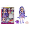 Rainbow High Rainbow Shimmers with Slime - Violet, Purple 11” Fashion Doll, Create a Rainbow Doll, Slime Kit, Pet Squirrel, Kids Gift 4+