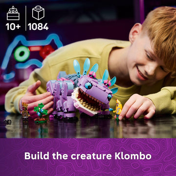 LEGO Fortnite Klombo Kids Toy - Fortnite Action Figure with Peely and Oro Minifigures - Pretend Play and Building Toy for Girls and Boys 10+ - Gift