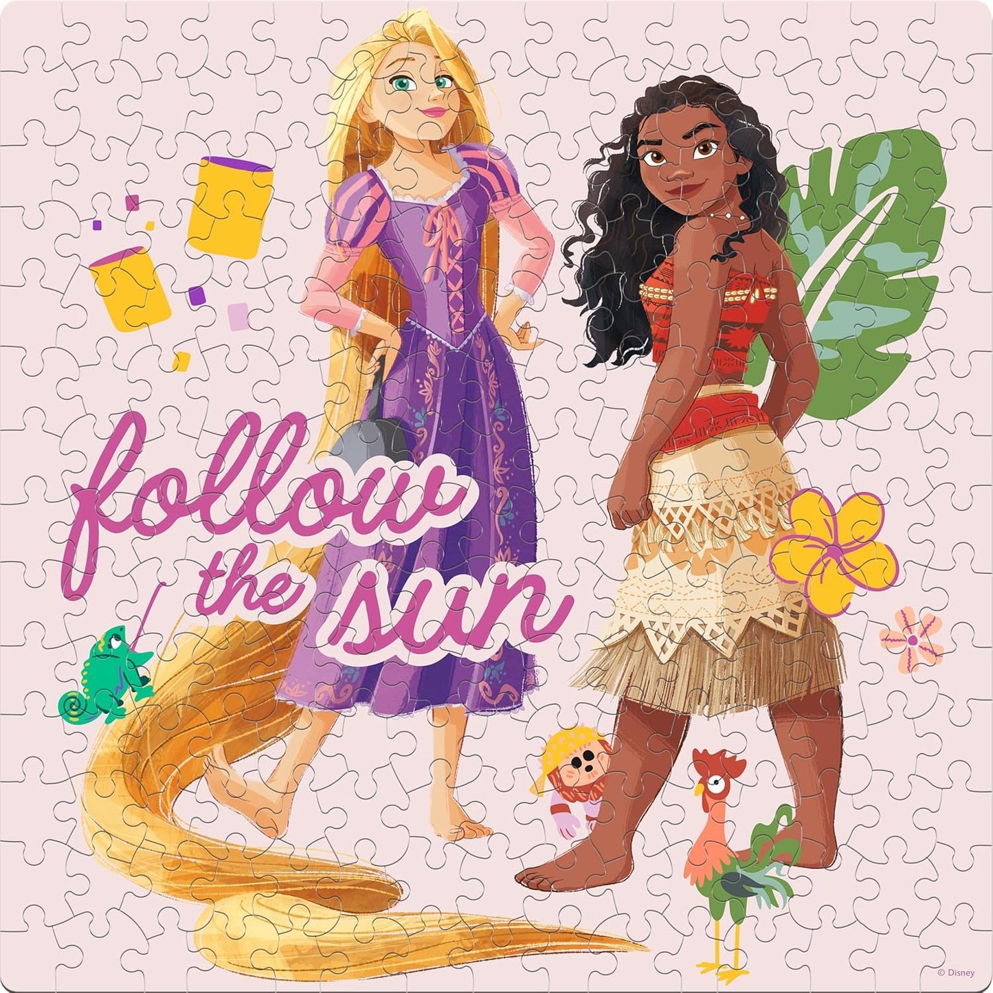 Ceaco - Disney Princess Rapunzel & Moana - 200 Piece Jigsaw Puzzle Ages 5+
