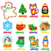 Winter Animal Lacing Cards For Kids 12 Packs Double Sided Sewing Kits Christmas Sewing Cards Educational & Learning Activities Fine Motor Skill