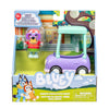Bluey Basic Granny Toddler Toy Car, 3” Articulated Janet Kids Toy, Immersive Car Toys for Toddlers of Ages 3+