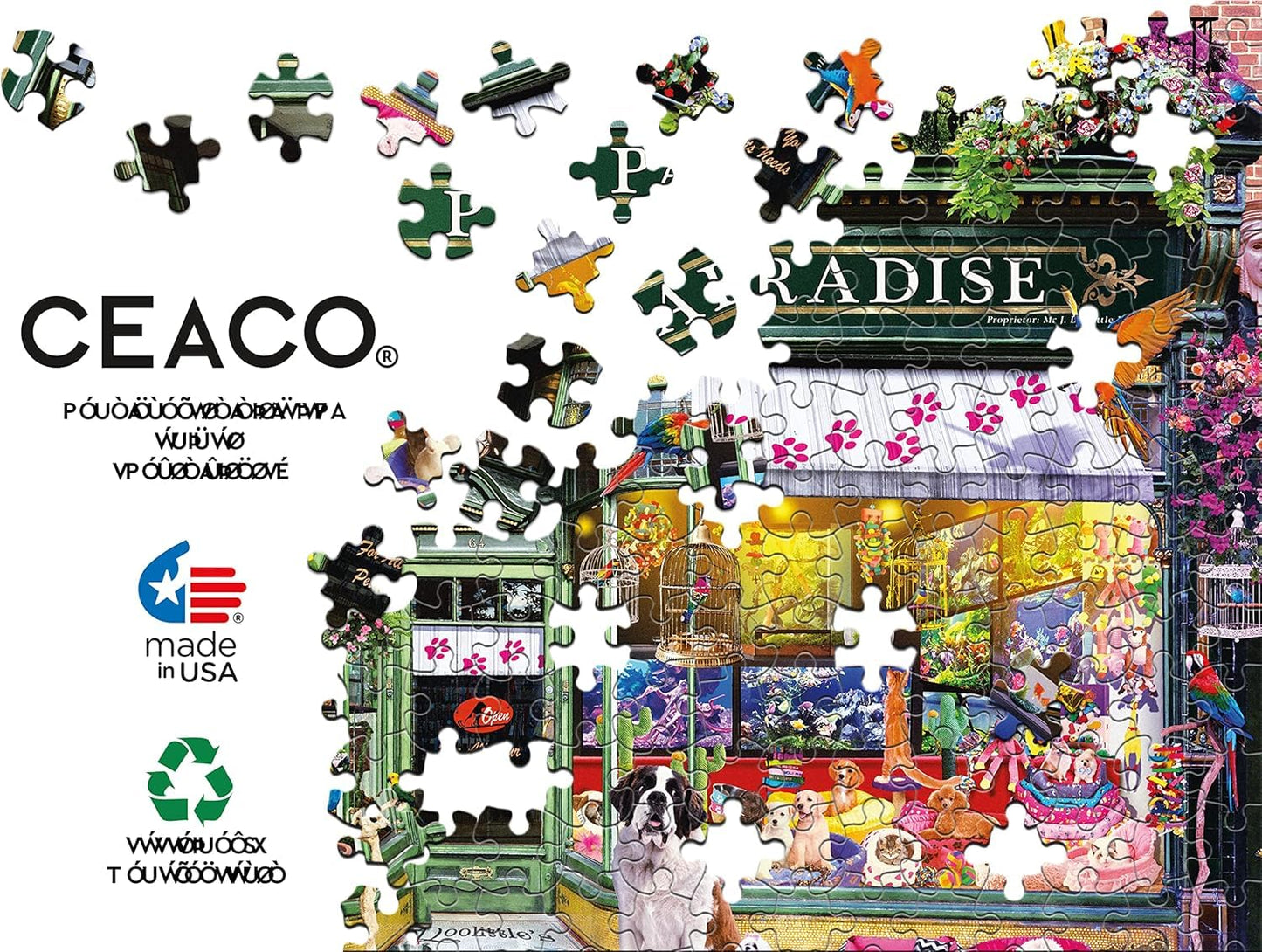 Ceaco - Pet's Paradise - 1000 Piece Jigsaw Puzzle for Adults