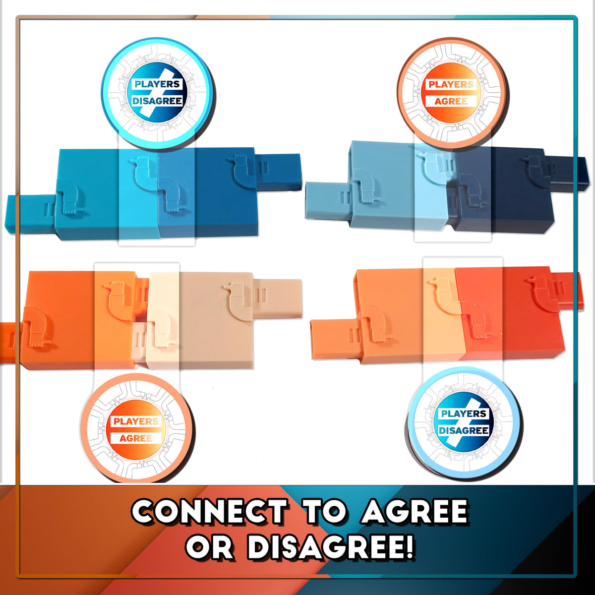 Agree to Disagree - The Icebreaker Game Where Nobody Wins if Everyone Agrees - Fun Party Game for Coworkers, Families, or Friends. Fun or Real Talk