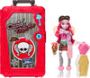 Monster High Skulltimate Secrets Cupid Asteria Doll and Accessories Set, Destination: Cabin Slay-Cation with Suitcase and 19+ Surprises Like Clothes