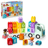 LEGO DUPLO Town Alphabet Truck Toy - Toddler Learning & Educational Toys for Preschool, Ages 2+ - Alphabet Blocks for Boys & Girls - Baby Gift Ideas