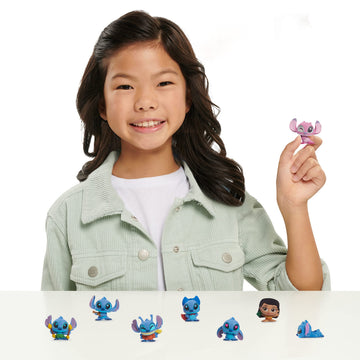 Disney Doorables Stitch Collection Peek, 8-pieces, 1.5-inch tall Collectible Figurines