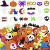 Hidreas 500 Pcs Halloween Foam Stickers Self Adhesive Glitter Foam Stickers Halloween Craft