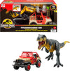 Mattel Jurassic Park ’93 Classic Set, T. rex, Ray Arnold Action Figure, Vehicle