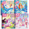 CutteeyFyry 4PCS Paint by Number Sticker Book Travel Activities Essentials Toys for Girls Kids - Road Trip & Airplane & Long Car Rides, Birthday